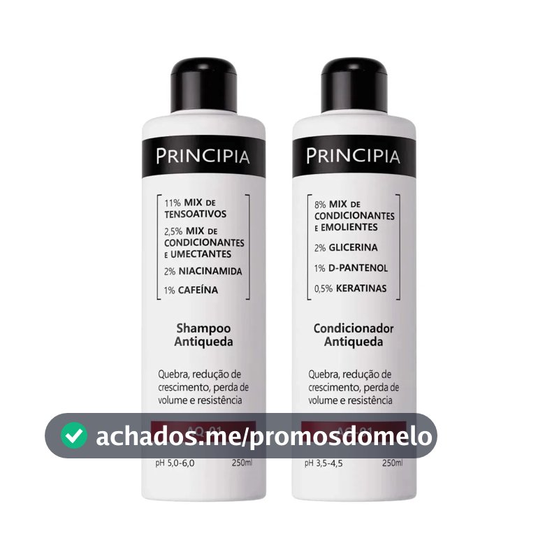 Principia Kit Shampoo E Condicionador Antiqueda Aq-01