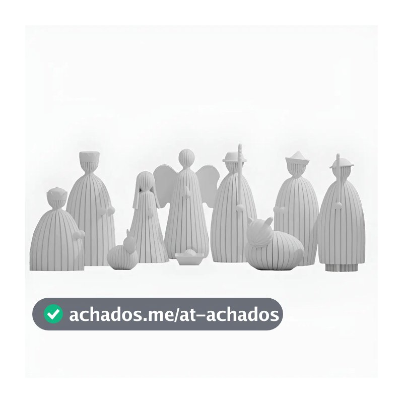 Escultura Presépio Natalino Natal Cristão Casa Decoração
