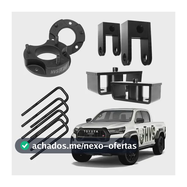 Kit Lift Hilux Suspensão 2  2006-2024 Off Road Kit Elevação Hilux 2 Polegadas Reforçado 2006-2015