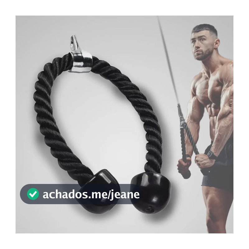 Puxador Triceps Corda Crossover Profissional Academia BEST BAY