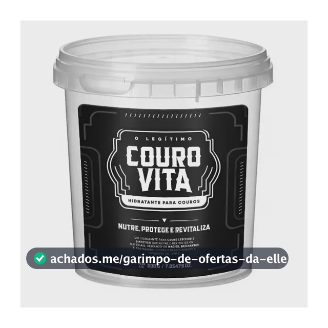 Couro Vita Hidrata E Restaura Protege E Evita Rachaduras