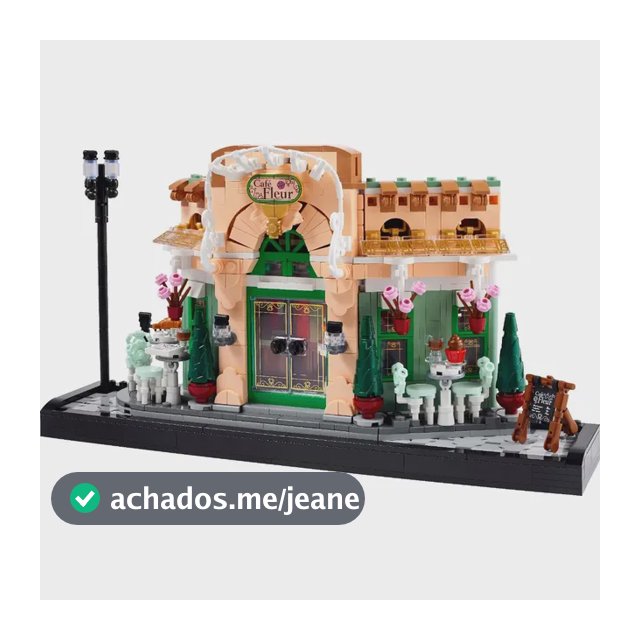 LEGO® Icons Café Decoração francesa inspirada em Paris 10362 Número de peças 1101 Versão do personagem Edifícios históricos