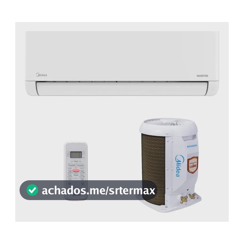 Ar Split Inverter 12000 Midea Airvolution Lite Frio 38TBVCA12M5 42EBVCA12M5