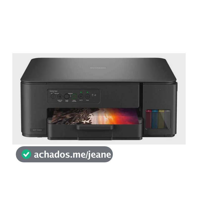 Impressora Multifuncional Brother Dcpt430w Tanque Tinta Wifi