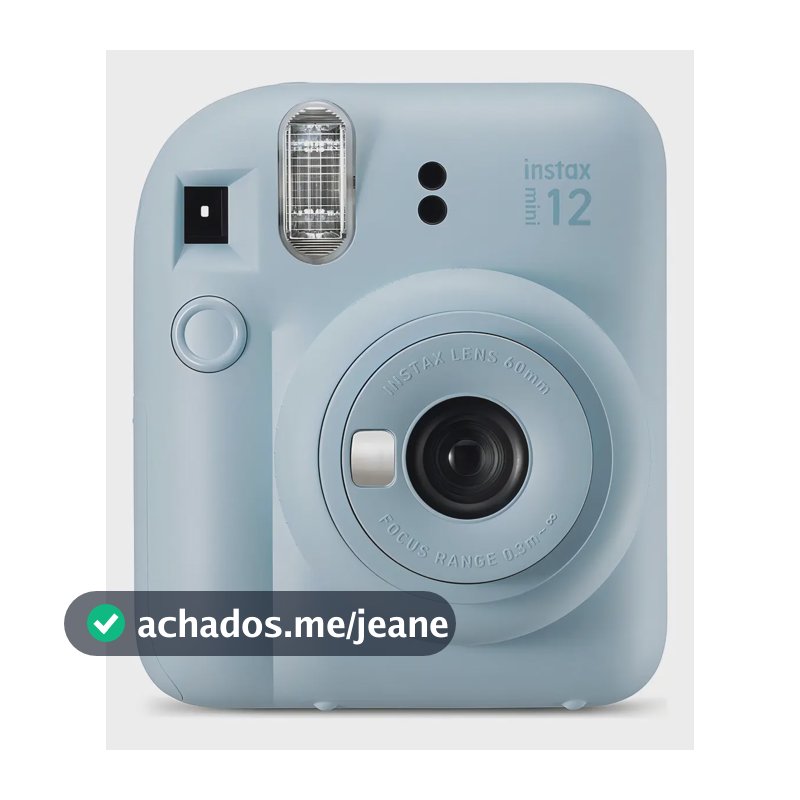 Câmera Instantânea Fujifilm Instax Mini 12 Cor Azul Candy