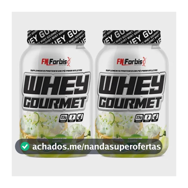 Kit 2x Whey Protein Gourmet 907g Pote - Fn Forbis Nutrition