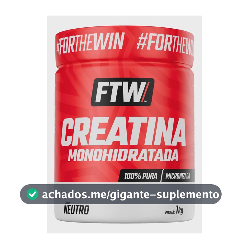Creatina FTW em pó Sem sabor x 1kg