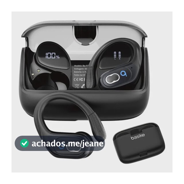 Fone De Ouvido Bluetooth Corrida Gancho Prova D'água Com Gan
