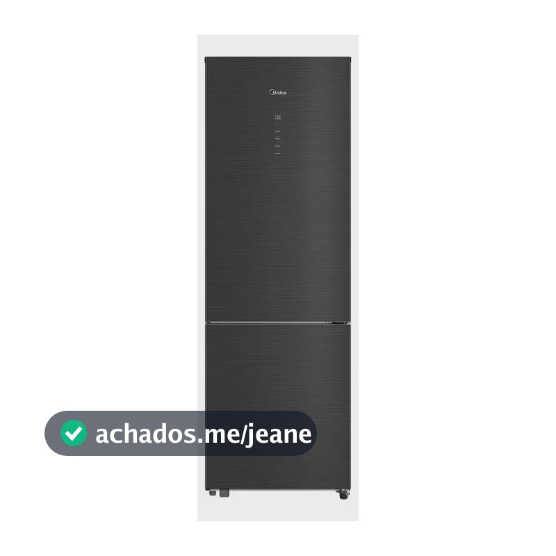 Geladeira Frost Free Inverse 401l Inverter Bivolt Preta Mide Preto 110v/220v