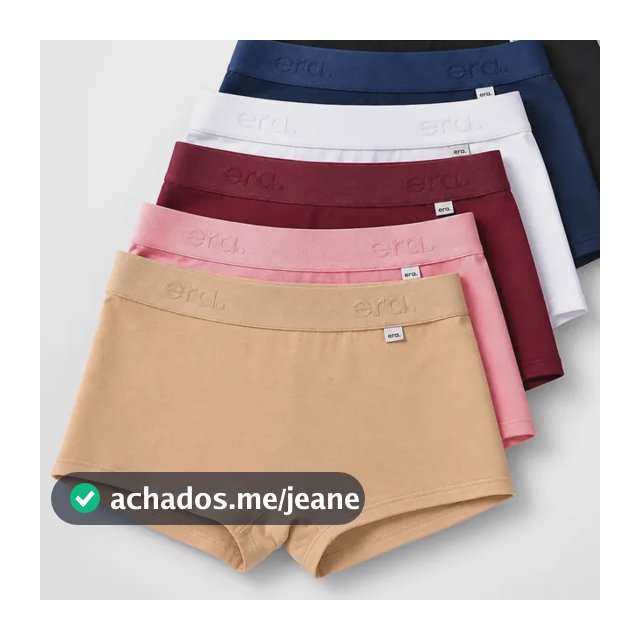 Kit 6 Calcinha Algodão Premium Era Power Up Cueca Femina