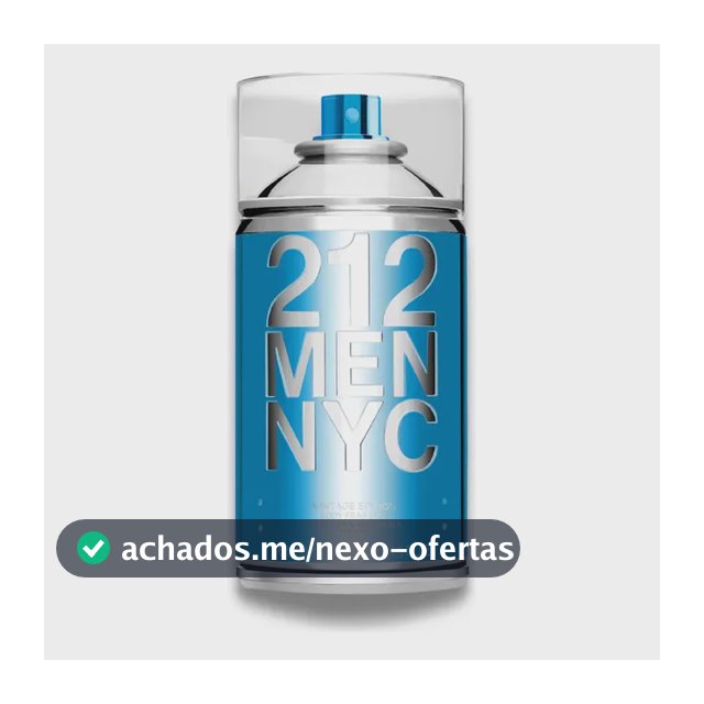 Body Spray Carolina Herrera 212 Men NYC Body Fragrance 250 ml