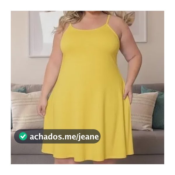 Vestido Plus Size De Alcinha Soltinho