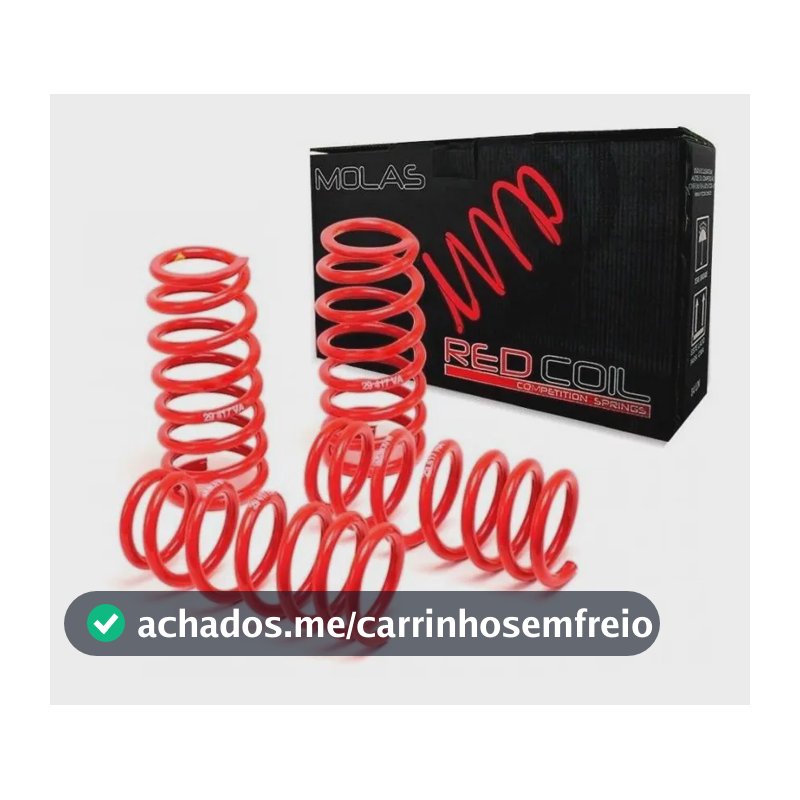 Molas Esportivas Red Coil Gol G1 G2 G3 G4 G5 G6 G7 - Gasnag