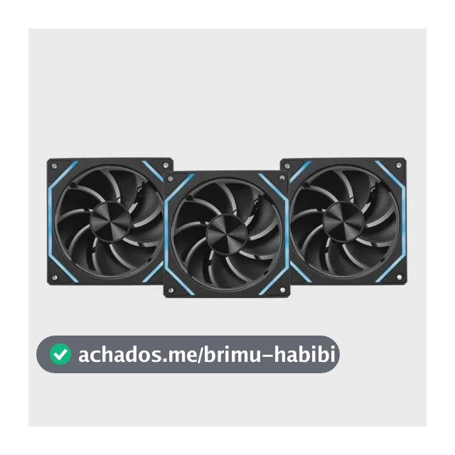 Kit Ventoinhas Pichau Ventus Nx Reverse, Argb, 3x120mm Preto