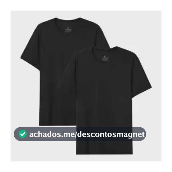 Kit 2 Camisetas Daily T-shirt Feminino