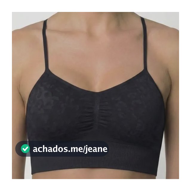 Sutiã Selene Original Top Sem Costura Macio Antimicrobial