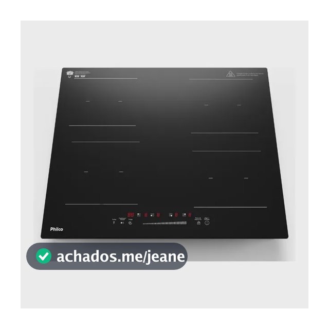 Cooktop De Indução Pctq1 Função Turbo 4 Bocas Philco