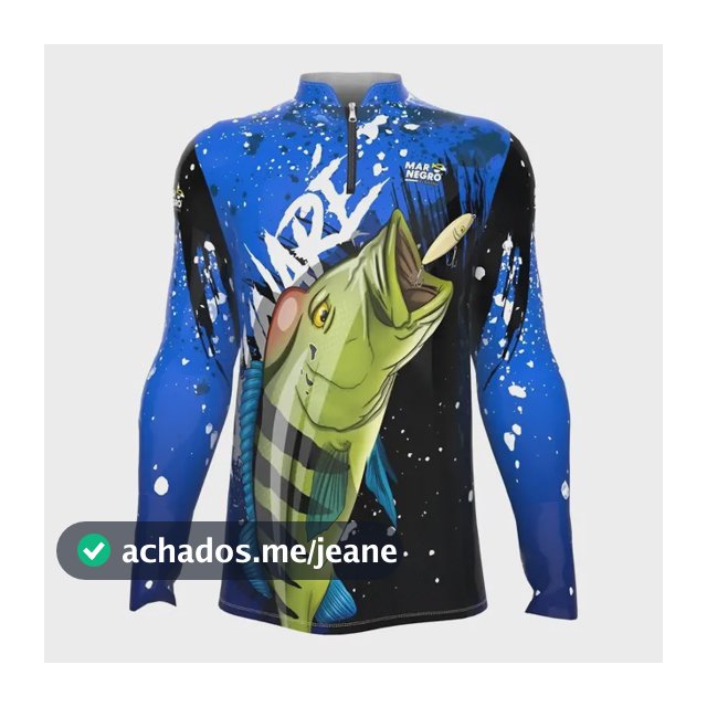 Camiseta P Pesca Proteção Solar Dry Fit Blusa Roupa De Pesca