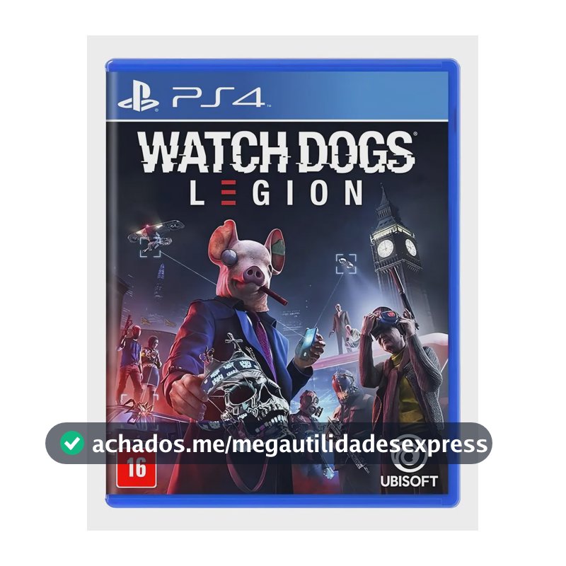Watch Dogs Legion Ps4 (Lacrado)