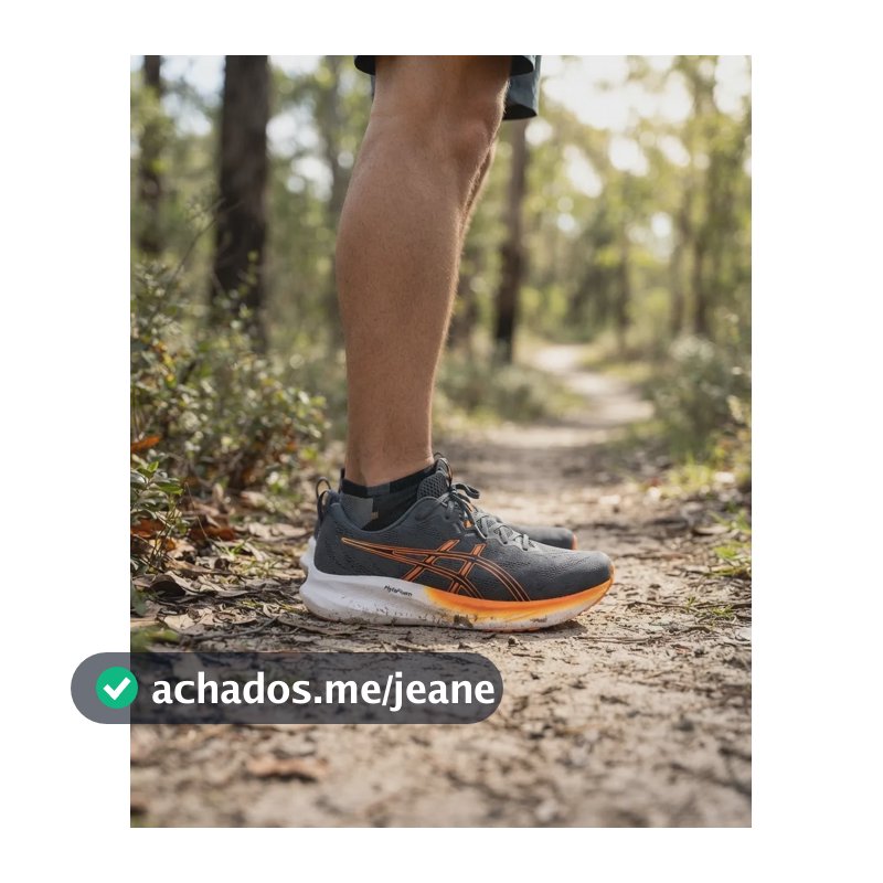 Tênis Asics Gel-pulse 16 Masculino Cinza E Laranja 44 Br