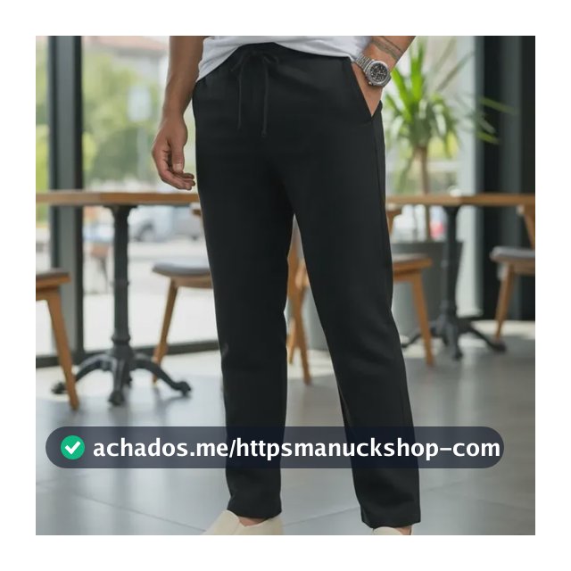 Calça De Linho Masculina Social Casual Premium, Festa, Praia