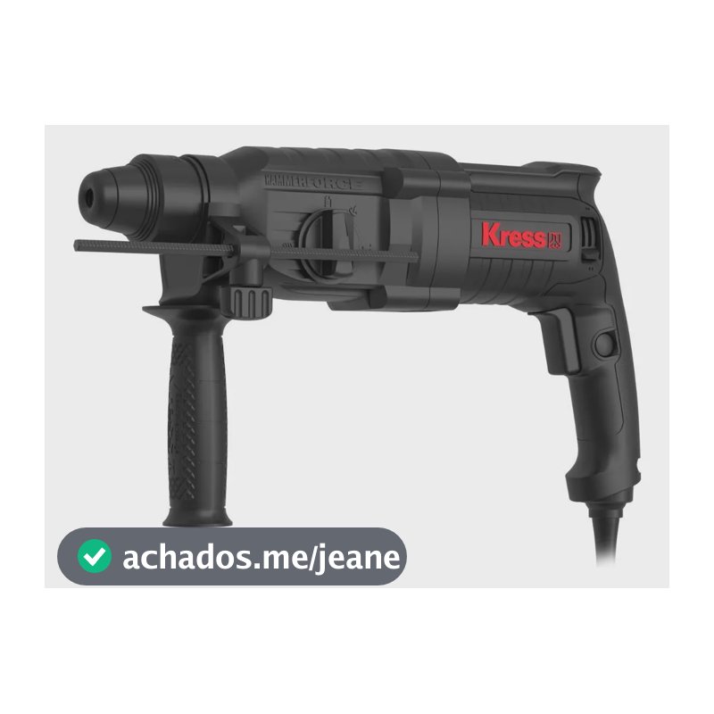 Martelete Perfurador/rompedor 26mm 850w Kh325 Kress Cinza Escuro/preto