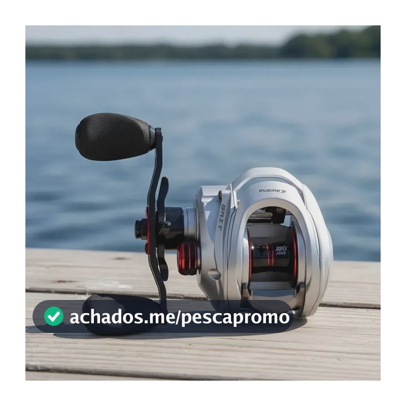 Carretilha Kawana Aventador Bait Perfil Baixo 11 Rolamentos Prateado Esquerdo