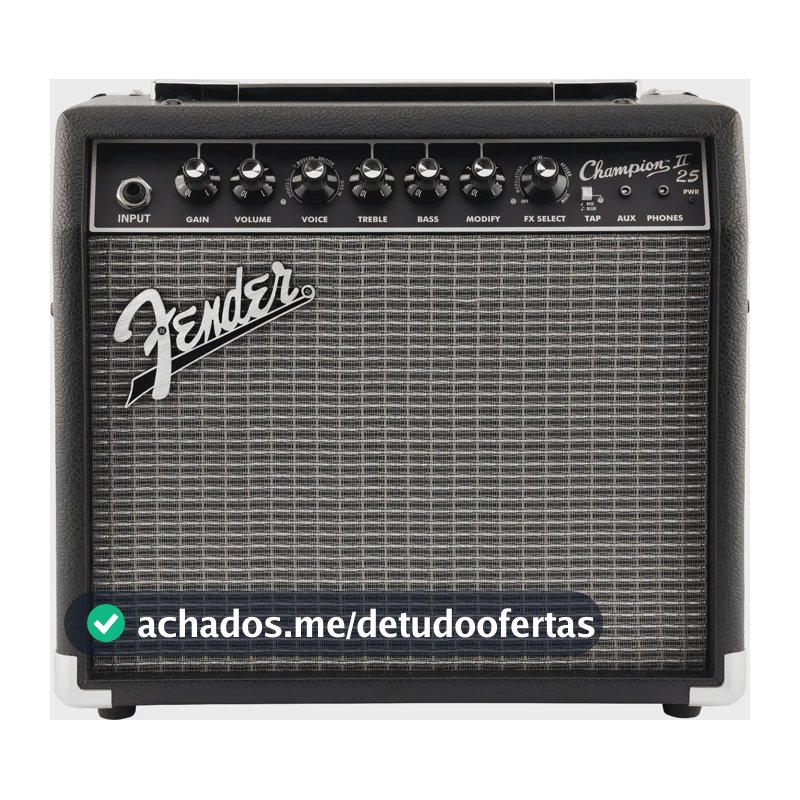 Amplificador De Guitarra Fender 110v Champion Ii 25