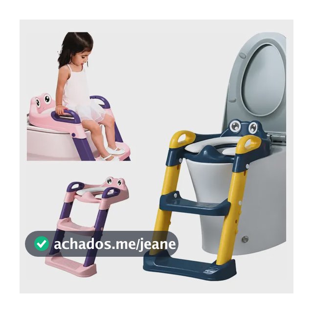 Assento Infantil Redutor Dobrável C/ Escada Mcfrog Maxi Baby