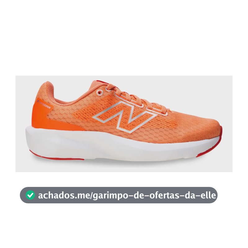 Tênis Esportivo Feminino 413v3 New Balance Coral Liso 37 Br