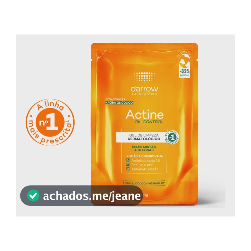 Gel de Limpeza Facial Darrow Actine Oil Control Refil 300g