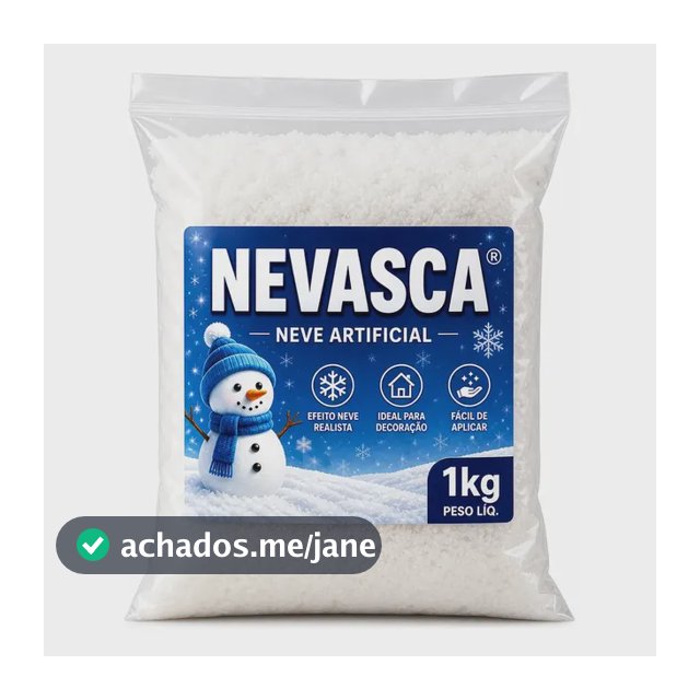 Neve Artificial / Neve Falsa - 01 Kilo