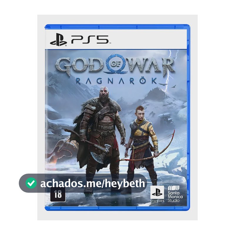 Jogo God Of War Ragnarok Edição Física Playstation 5 Sony