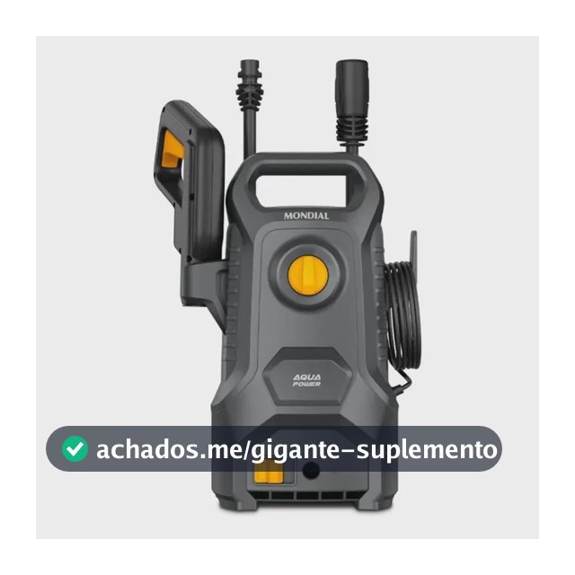 Mondial LAP-04 GY Lavadora de Alta Pressão 1400W + Jato Ajustável