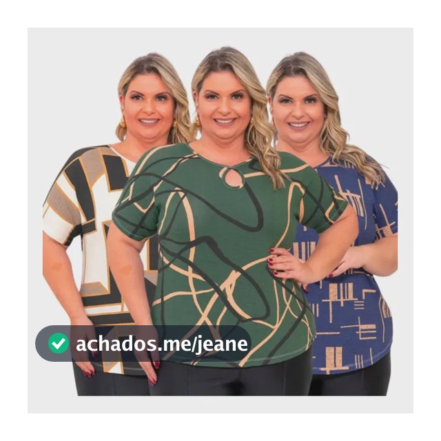 Kit 3 Blusa Plus Size Feminina Blusinha Camiseta Plus Size
