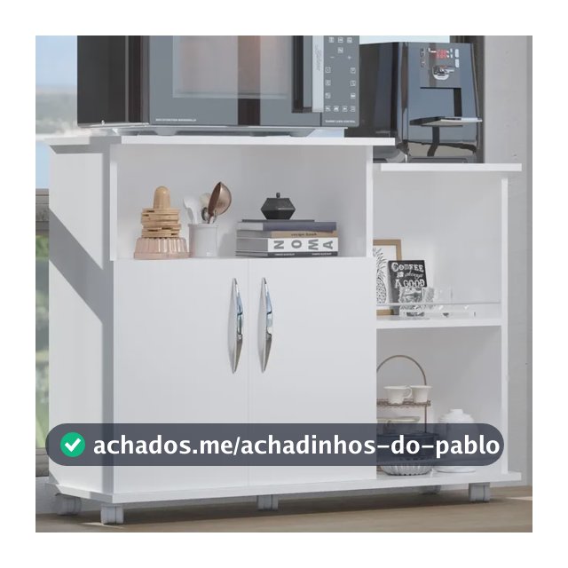 Fruteira Armário Balcão Forno Microondas 2 Porta Organizador
