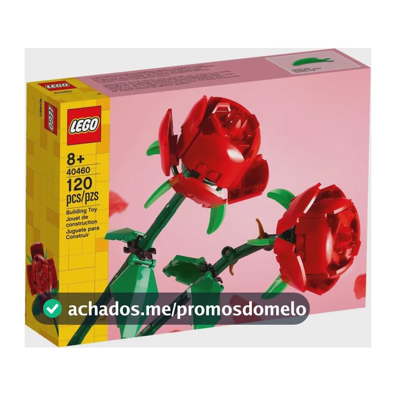 Lego Botanica Rosas 40460 De 120 Peças 120 Rosas