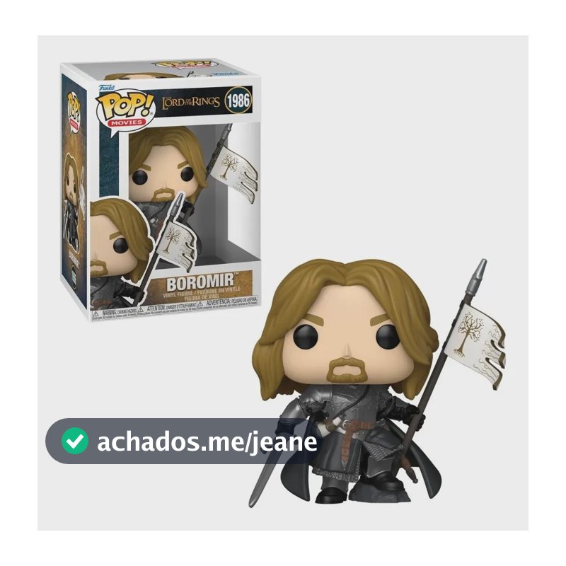 Boneco Funko Pop! O Senhor Dos Anéis - Boromir