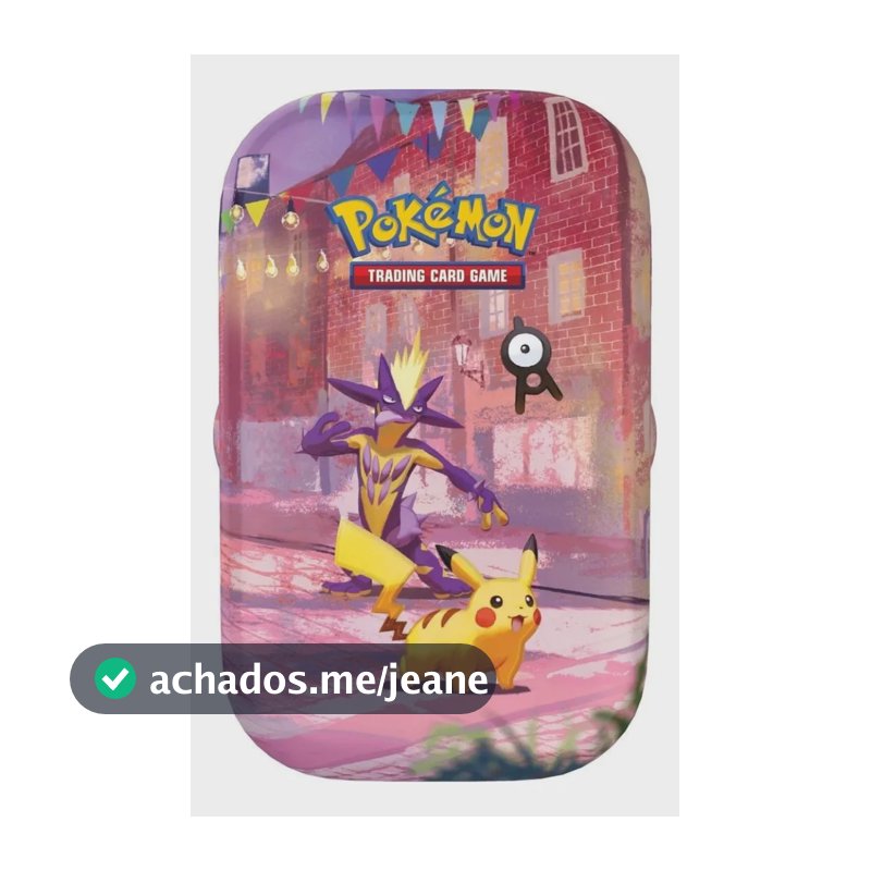 Pokémon Tcg Mini Lata Tin 30 Anos Pikachu Noite Inglês