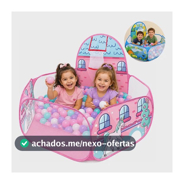 Piscina De Bolinhas Infantil Cercadinho Bebe Desmontável