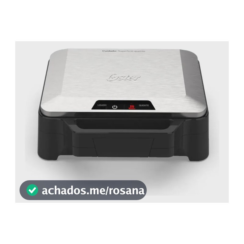 Sanduicheira Oster 220V 1000W Multiuso Inox OSAN500