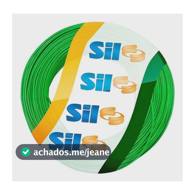 Cabo Flexível Sil Flexsil 750v 1.5mm² 100m Cor Verde