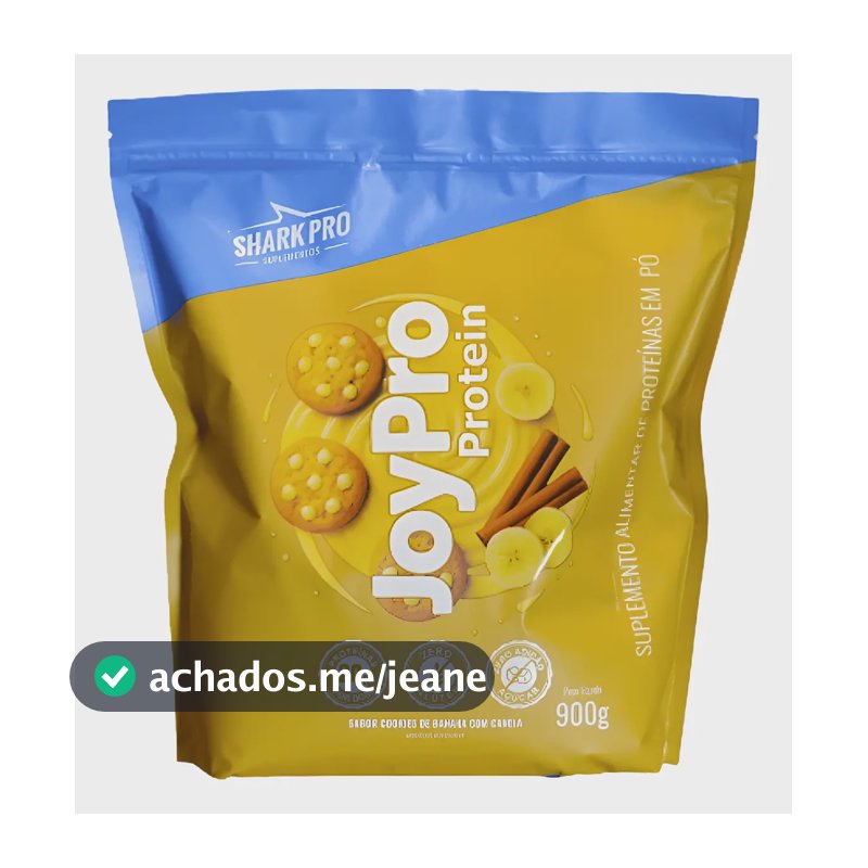 Whey Protein Joypro Refil 900g - Sabor Cookies De Banana Com Canela