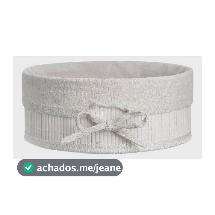 Cesta Para Pães Home Style Blanca 18 Cm Branco