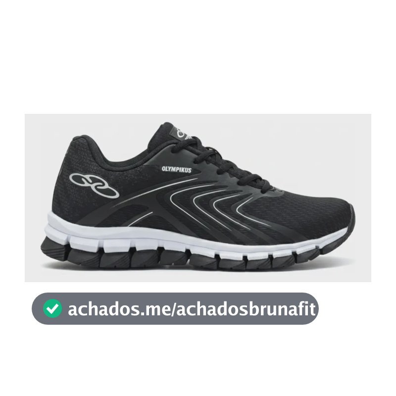 Tenis Masculino Esportivo Olimpic Academia Caminhada Promoçã Preto/branco 40 Br