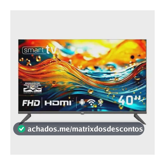 Smart Tv Hq 40 Full Hd Android 12 Design Slim Hqs40nkhm