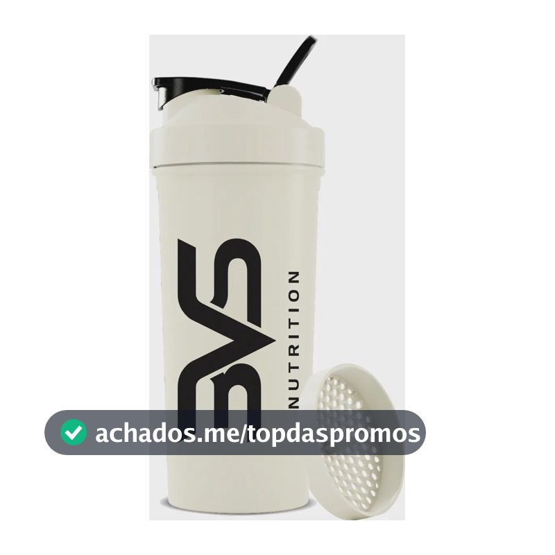 Coqueteleira / Shaker Branca - Academia 600ml - 3vs Nutrition