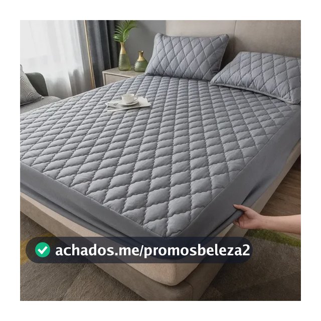 Capa Protetor De Colchão Elástico Queen Impermeável Matelado