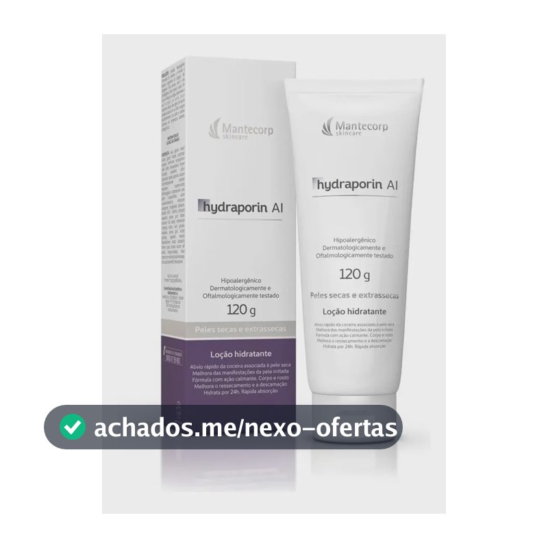 Mantecorp Hydraporin Al - Loção Hidratante Corporal 120ml