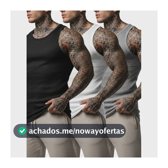 Kit 3 Regata Modelo Americano Canelada Premium